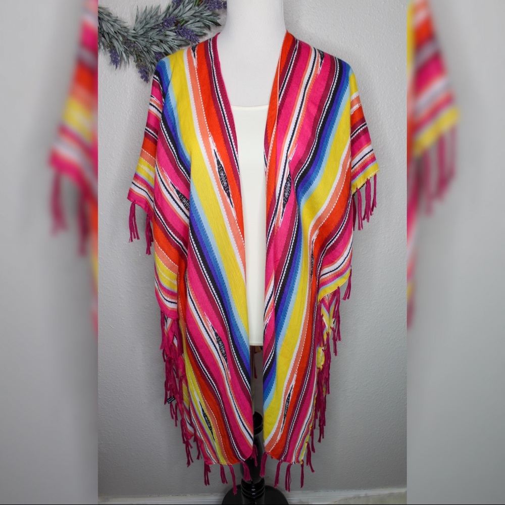 Janice Serape Tassel Kimono